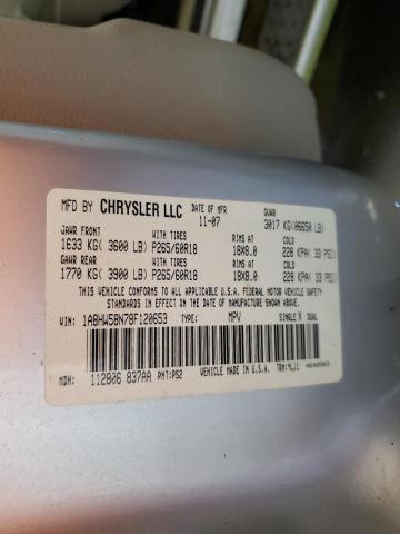 2021 CHRYSLER ASPEN LIMI 1A8HW58N78F120653