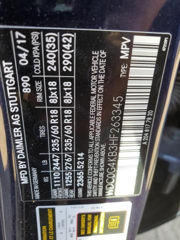2017 MERCEDES-BENZ GLC 300 4M - WDC0G4KB3HF263345