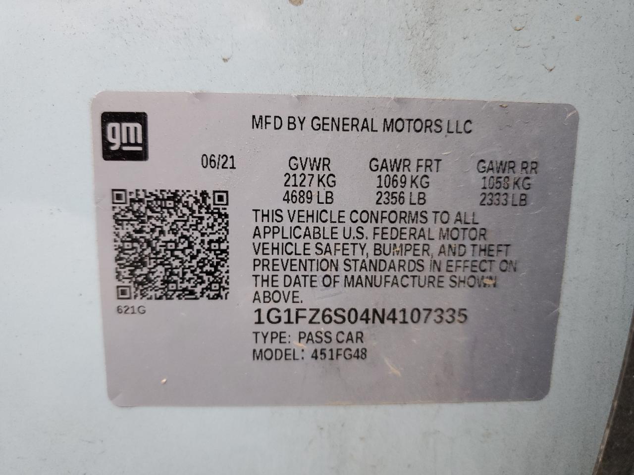 Lot #2836150456 2022 CHEVROLET BOLT EUV P