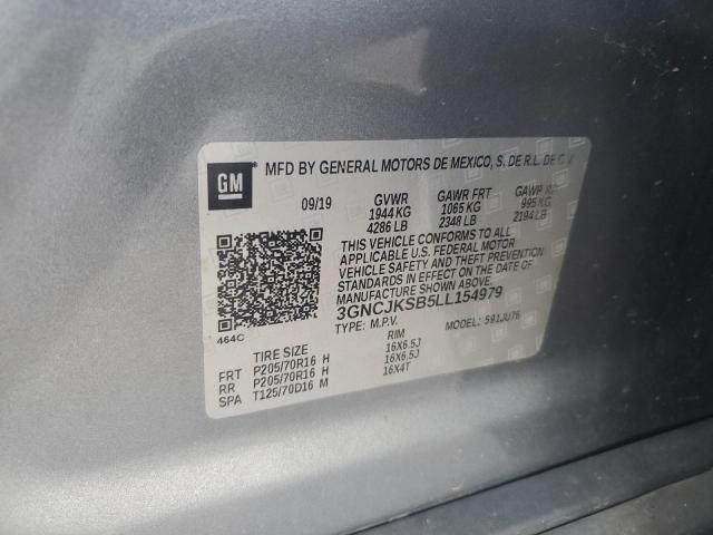 2020 CHEVROLET TRAX LS - 3GNCJKSB5LL154979