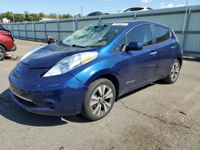 NISSAN LEAF S 2017 blue  electric 1N4BZ0CP8HC305639 photo #1