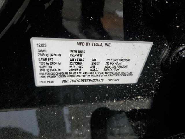 2023 TESLA MODEL Y - 7SAYGDEEXPA201670