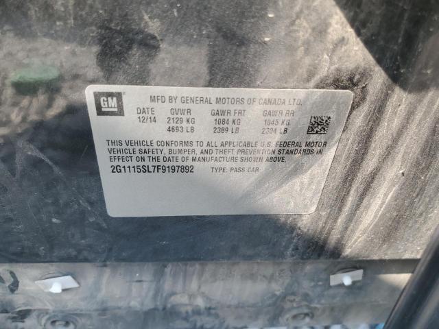 2015 CHEVROLET IMPALA LT - 2G1115SL7F9197892