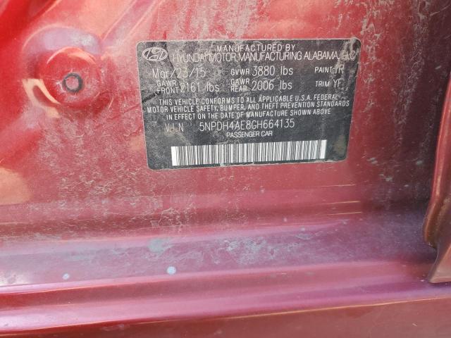 2016 HYUNDAI ELANTRA SE - 5NPDH4AE8GH664135