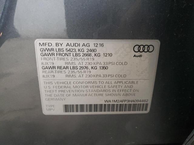 VIN WA1M2AFP3HA094462 2017 Audi Q5, Premium Plus no.13