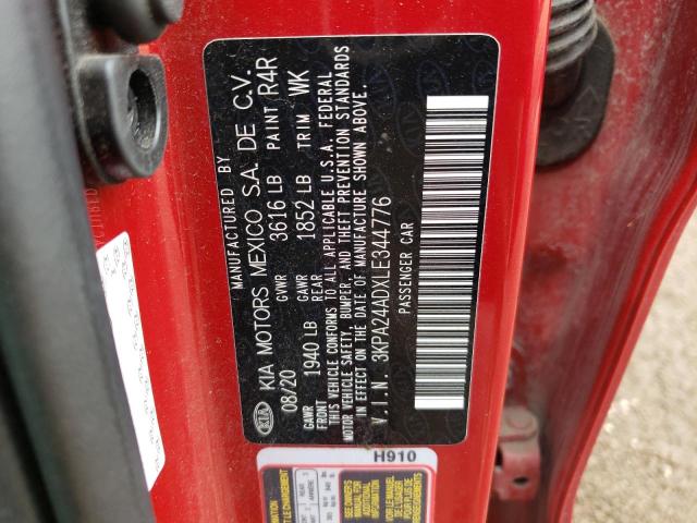 2020 KIA RIO LX - 3KPA24ADXLE344776