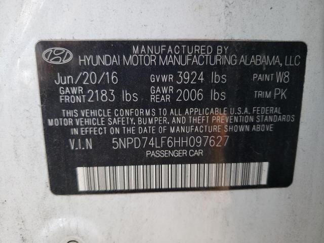 2017 HYUNDAI ELANTRA SE - 5NPD74LF6HH097627