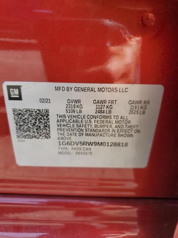 2021 CADILLAC CT5-V - 1G6DV5RW9M0128818