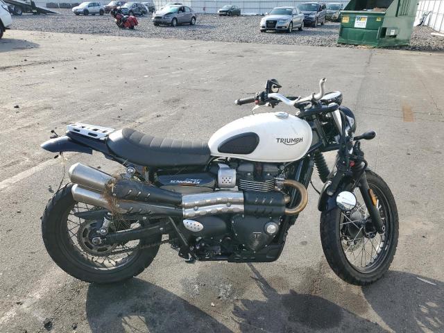 TRIUMPH MOTORCYCLE STREET SCR 2020 white  gas SMTD44GN2LT966918 photo #1