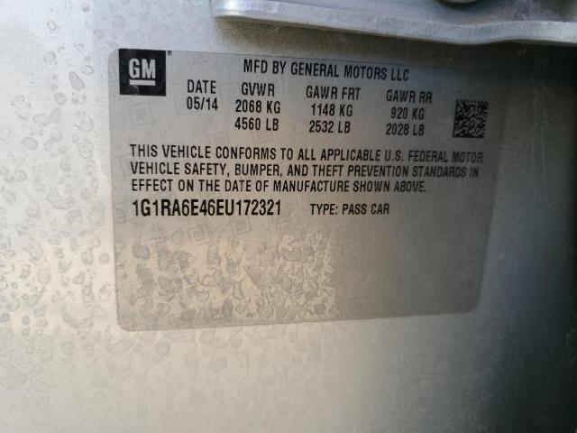 VIN 1G1RA6E46EU172321 2014 Chevrolet Volt no.12