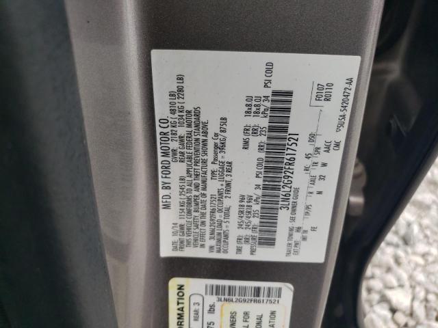 2015 LINCOLN MKZ - 3LN6L2G92FR617521