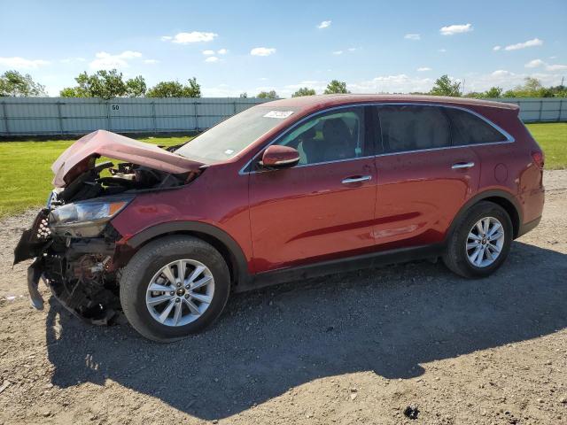 KIA SORENTO L 2019 burgundy  gas 5XYPG4A32KG567446 photo #1