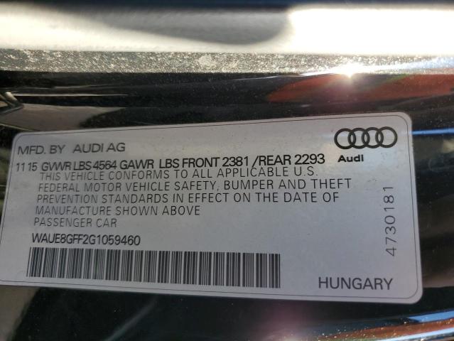 2016 AUDI A3 PREMIUM - WAUE8GFF2G1059460
