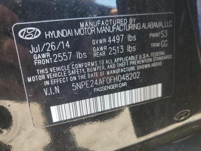 2015 HYUNDAI SONATA SE - 5NPE24AF0FH048202