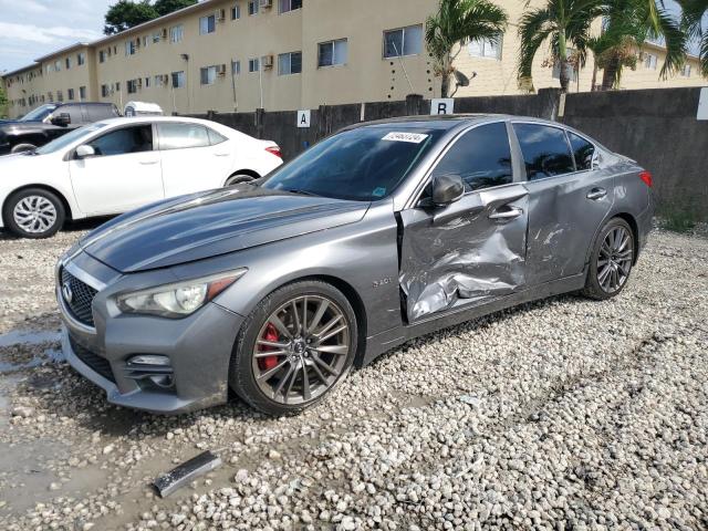 VIN JN1FV7AP3HM851071 2017 Infiniti Q50, Red Sport 400 no.1