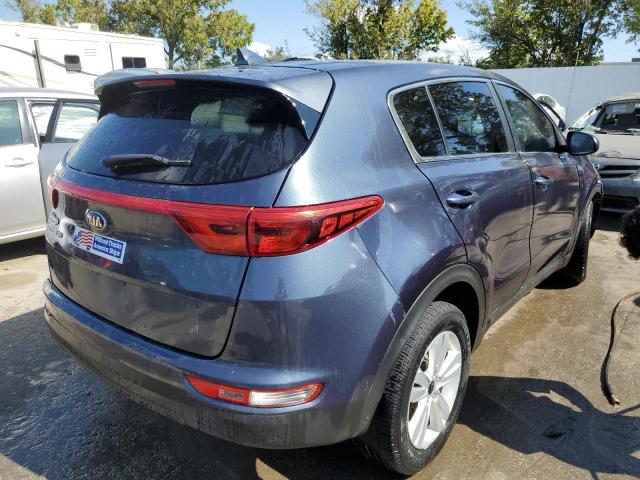 KIA SPORTAGE L 2019 blue  gas KNDPM3AC1K7582861 photo #4