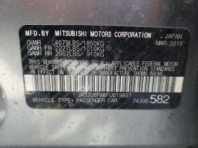 2015 MITSUBISHI LANCER GT JA32U8FW8FU019807