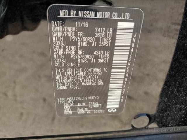 2017 INFINITI QX80 BASE - JN8AZ2NE5H9153740
