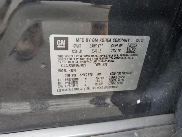 2015 BUICK ENCORE - KL4CJASB0FB270125