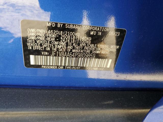 2023 SUBARU WRX - JF1VBAA64P9809859