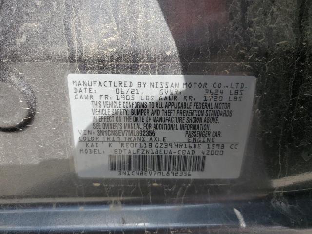 2021 NISSAN VERSA SV - 3N1CN8EV7ML892356