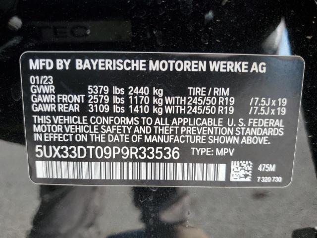 VIN 5UX33DT09P9R33536 2023 BMW X4 no.14