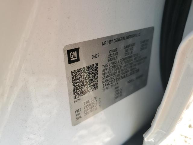 2018 CHEVROLET COLORADO Z - 1GCGTDEN8J1303718