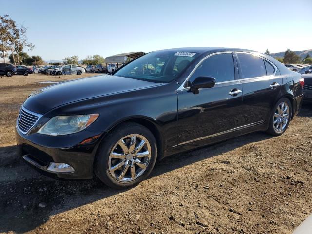 LEXUS LS 460 2007 black  gas JTHBL46F675003970 photo #1