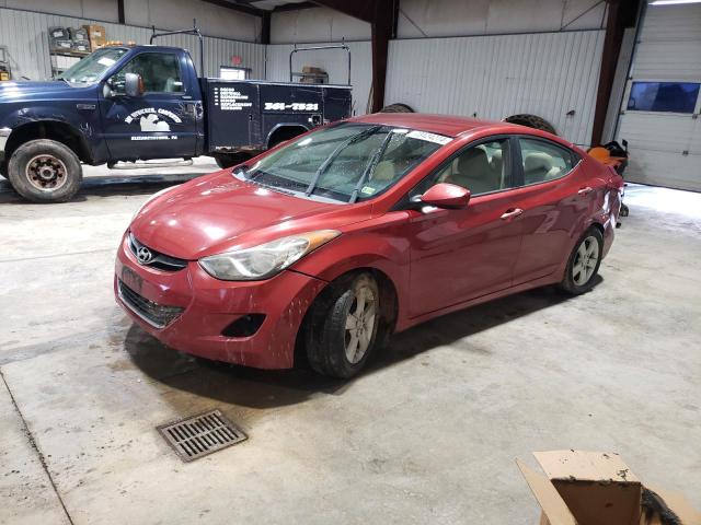 HYUNDAI ELANTRA GL 2012 red  gas KMHDH4AE2CU299169 photo #1