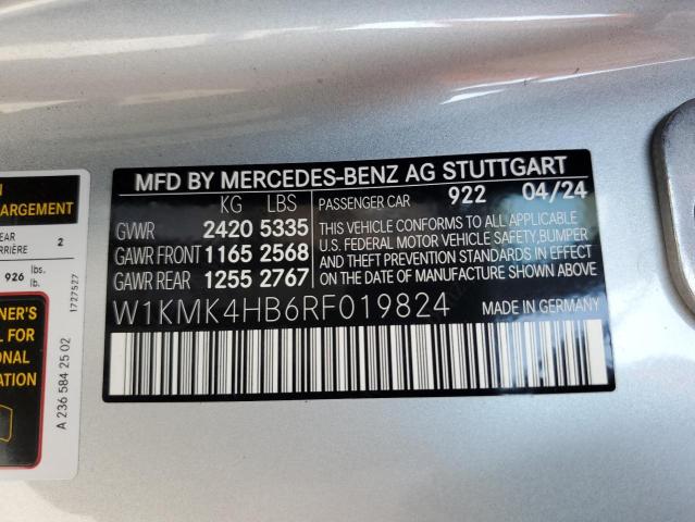 2024 MERCEDES-BENZ CLE 300 4M W1KMK4HB6RF019824