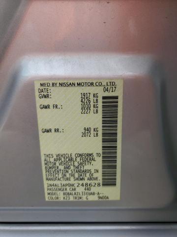 2017 NISSAN ALTIMA 2.5 - 1N4AL3AP0HC248628