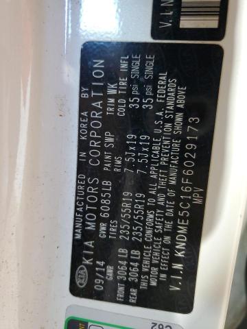 2015 KIA SEDONA SXL - KNDME5C16F6029173