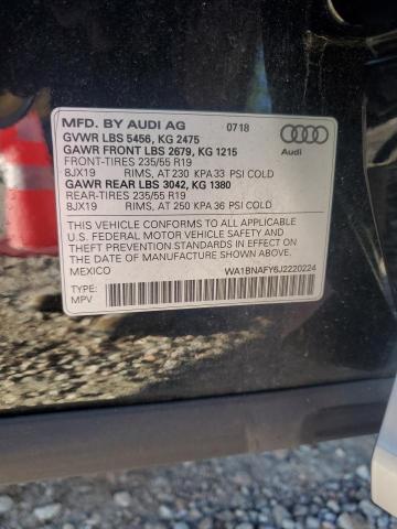 2018 AUDI Q5 PREMIUM - WA1BNAFY6J2220224
