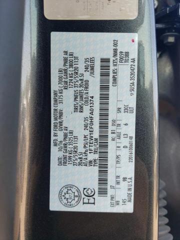 2017 FORD F150 SUPER - 1FTEW1EF0HFA01374