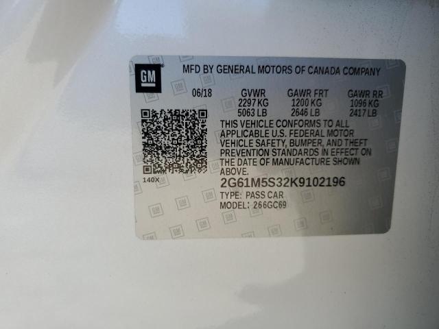 2019 CADILLAC XTS LUXURY - 2G61M5S32K9102196