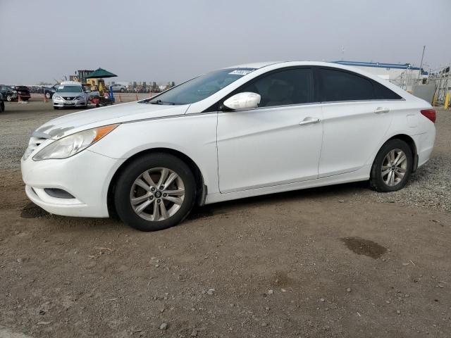 HYUNDAI SONATA GLS 2013 white  gas 5NPEB4AC2DH674501 photo #1