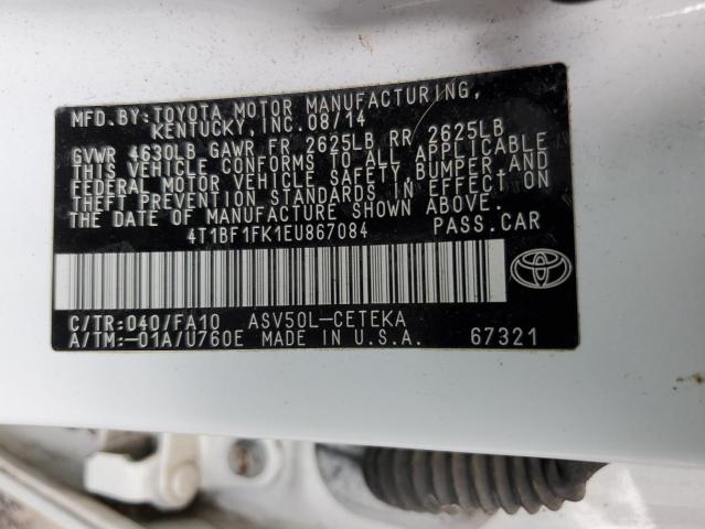 VIN 4T1BF1FK1EU867084 2014 Toyota Camry, L no.13