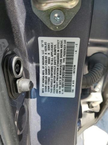2019 HONDA CIVIC EX - 19XFC1F32KE019653