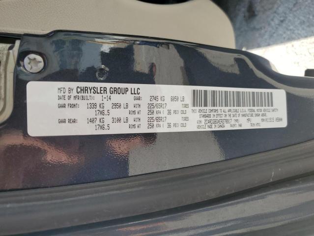 VIN 2C4RDGBGXER278917 2014 Dodge Grand Caravan, SE no.13