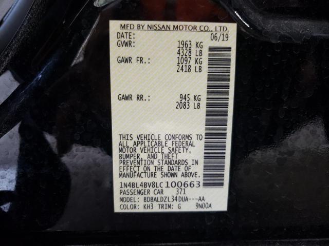 2020 NISSAN ALTIMA S - 1N4BL4BV8LC100663