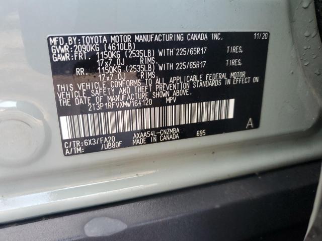 2021 TOYOTA RAV4 XLE - 2T3P1RFVXMW164120