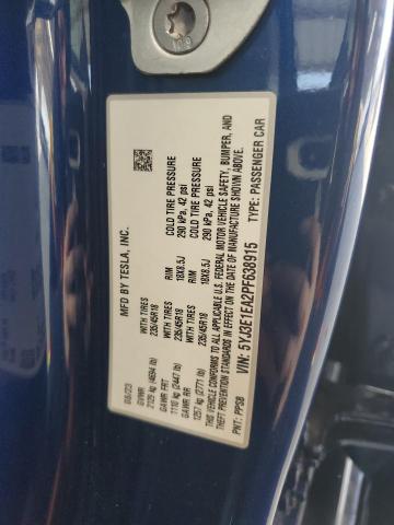 2023 TESLA MODEL 3 - 5YJ3E1EA2PF638915