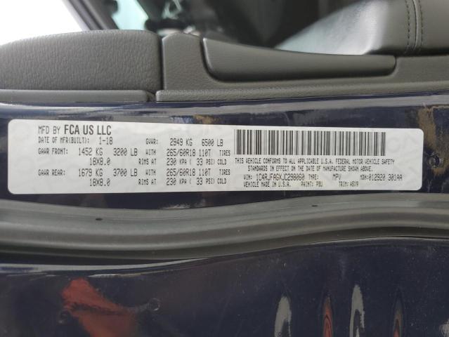 2018 JEEP GRAND CHER - 1C4RJFAGXJC298060