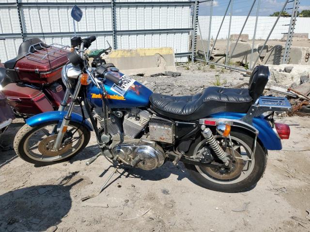 HARLEY-DAVIDSON XLH883 1987 blue road/str gas 1HD4CAM14HY114015 photo #4