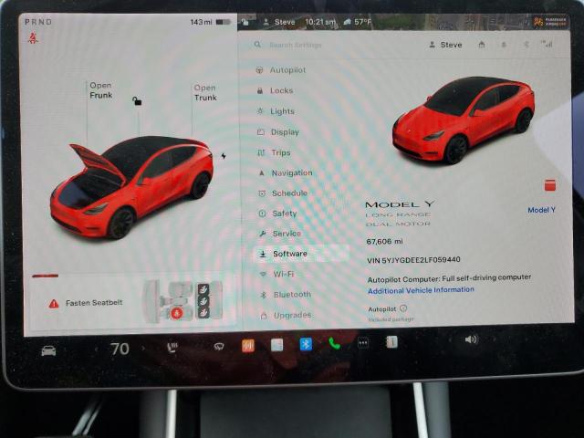 2020 TESLA MODEL Y - 5YJYGDEE2LF059440