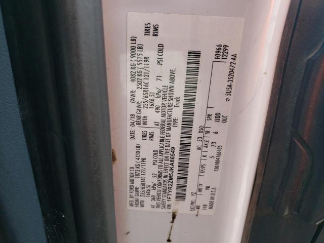 2018 FORD TRANSIT T- - 1FTYR2ZM5JKA86549