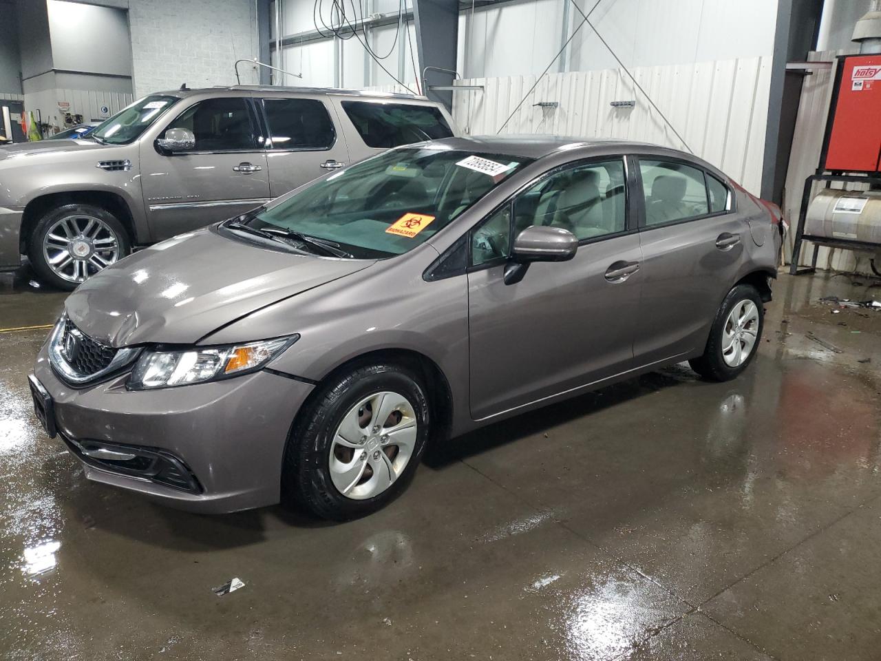 Lot #2905055181 2015 HONDA CIVIC LX