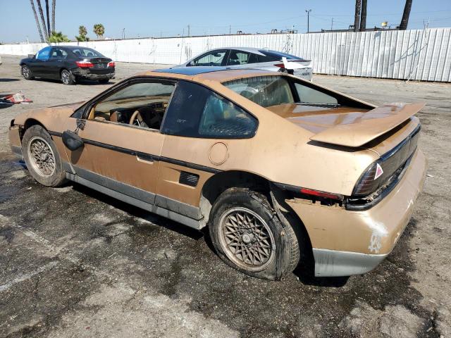 PONTIAC FIERO GT 1987 gold  gas 1G2PG1194HP216891 photo #3