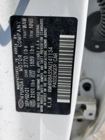 2022 HYUNDAI VENUE SE - KMHRB8A35NU141134