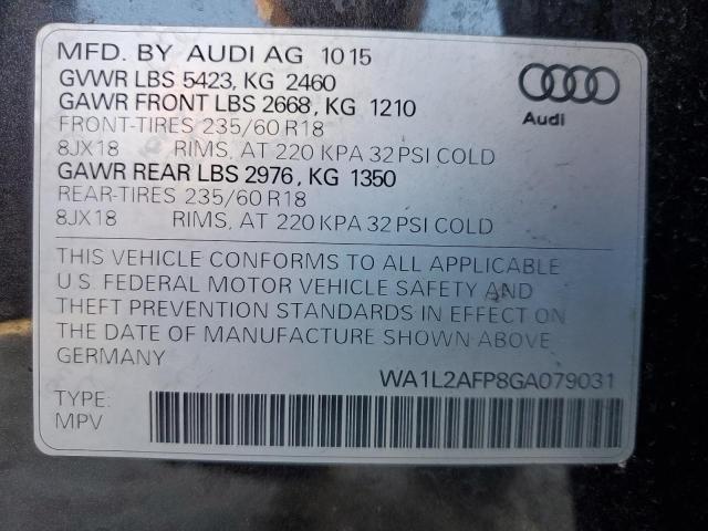 VIN WA1L2AFP8GA079031 2016 Audi Q5, Premium Plus no.12